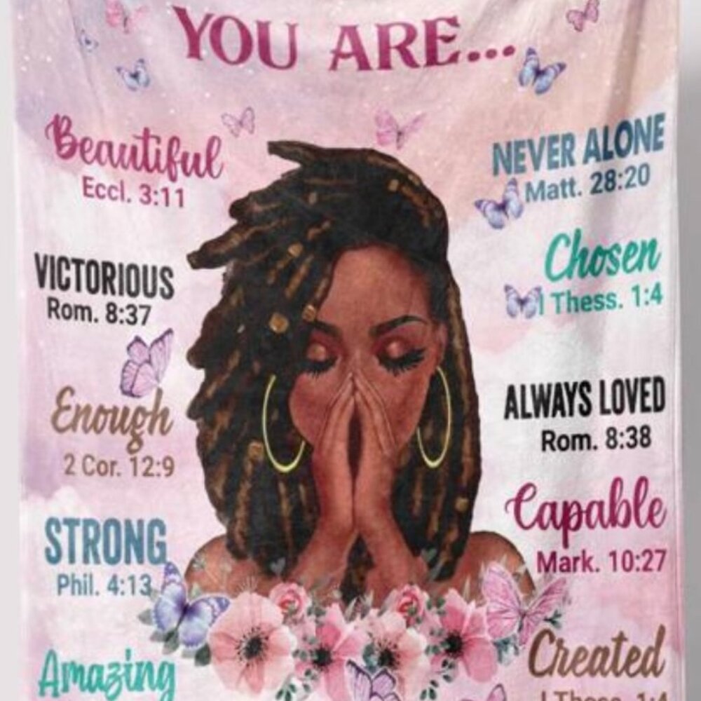 Soft Plush "You Are" Afirmation Throw (NEW)